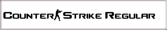 Скачать Шрифт фотошопа Counter-Strike